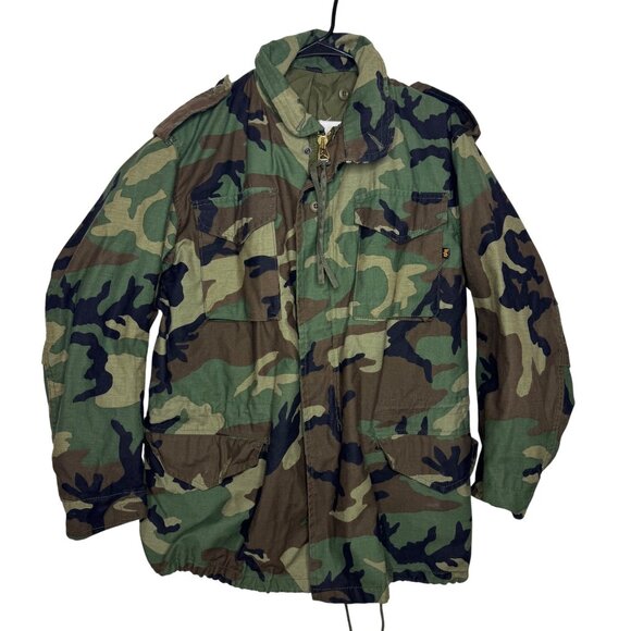 Alpha Industries M-65 Water Resistant Wind Resistant Field Jacket Heritage M Reg - Picture 1 of 12